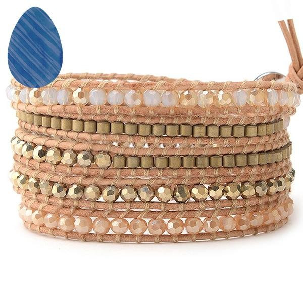 Sunrise with Gold Accent on Natural | Victoria Emerson