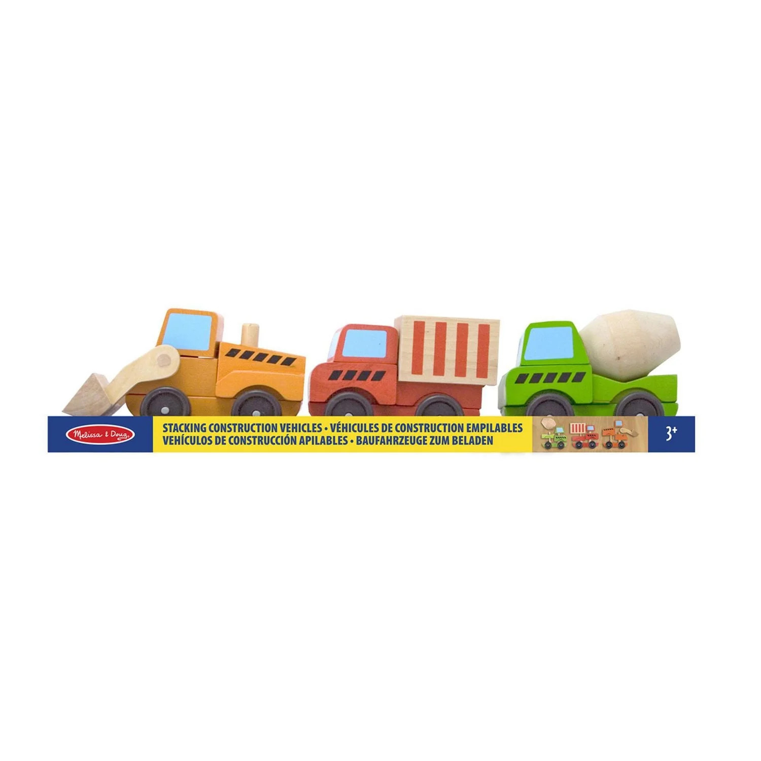 Melissa & Doug Stacking Construction Vehicles | Walmart (CA)