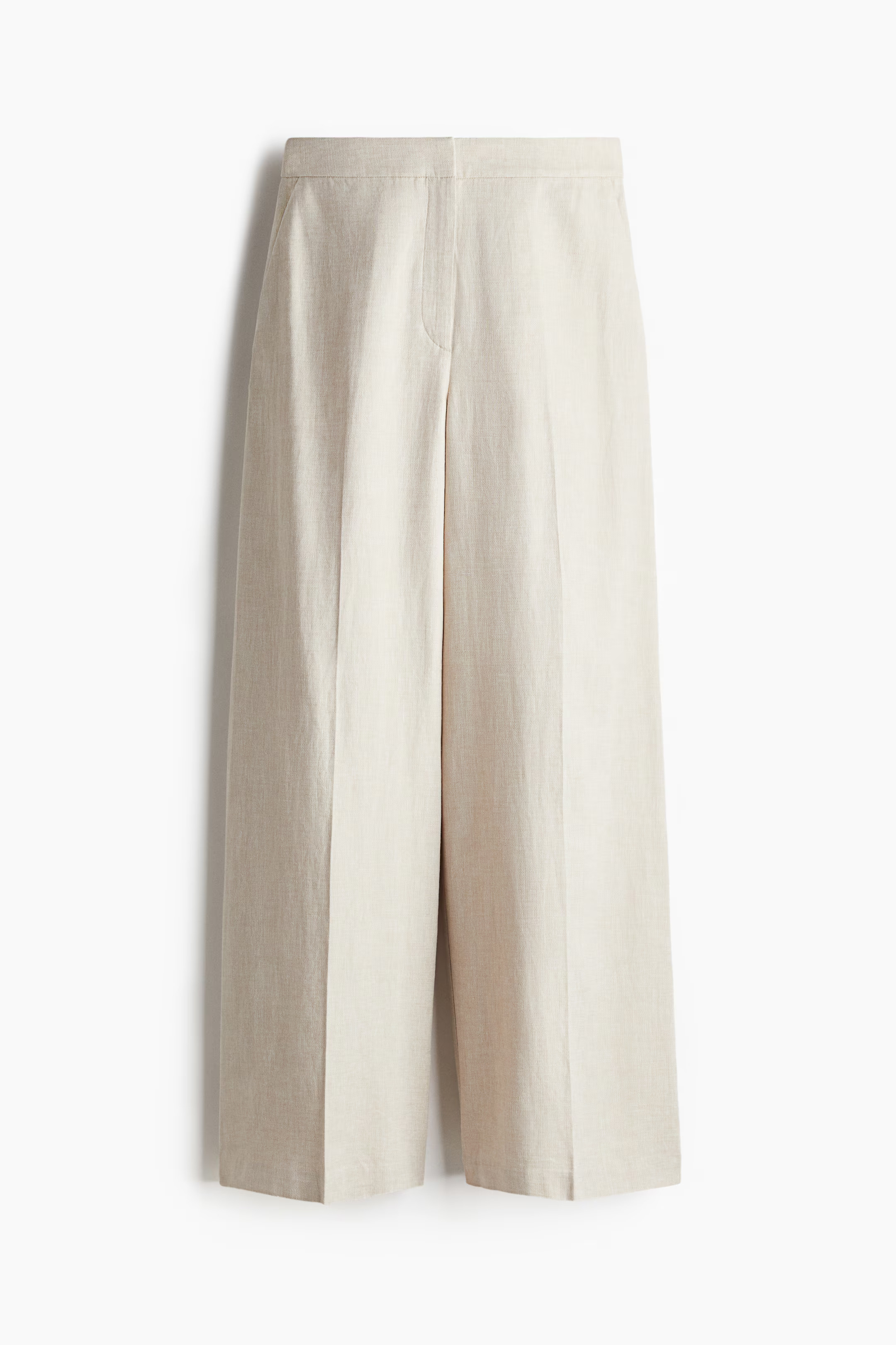 Wide linen-blend trousers | H&M (UK, MY, IN, SG, PH, TW, HK)
