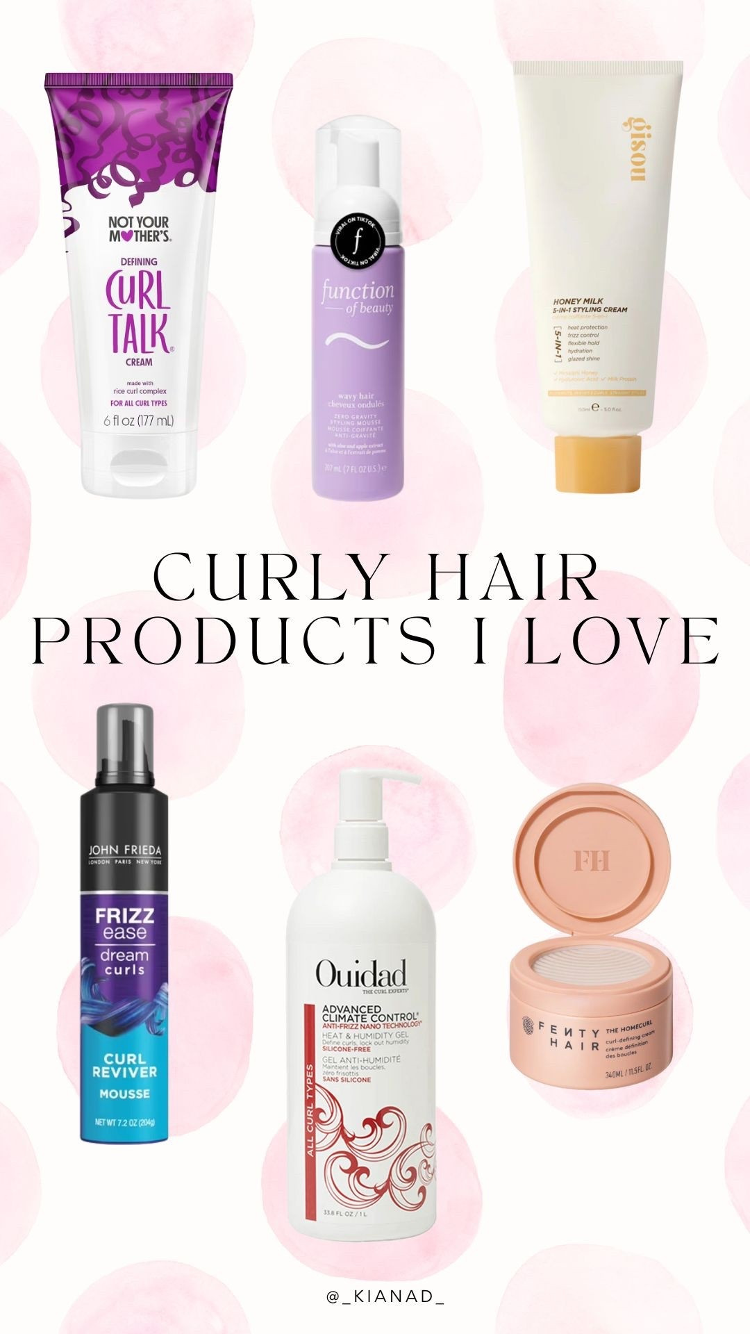 Curly girl approved styling creams and mouses!

#LTKBeauty