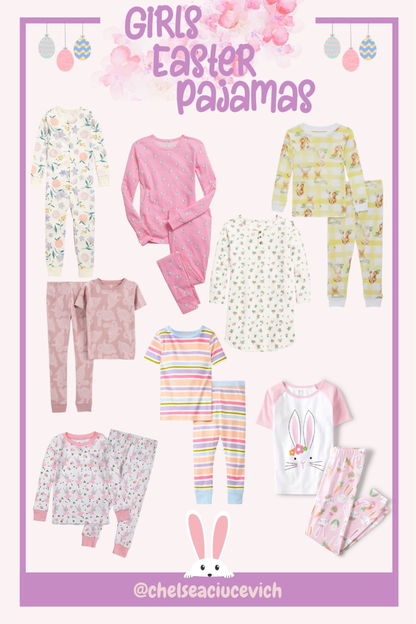 Easter. Easter pajamas. Spring pajamas. Spring. Easter Bunny. Easter eggs. Easter kids. Kids. Easter baskets. Easter gift. Girls Easter Pajamas.

#LTKkids #LTKSeasonal #LTKfamily