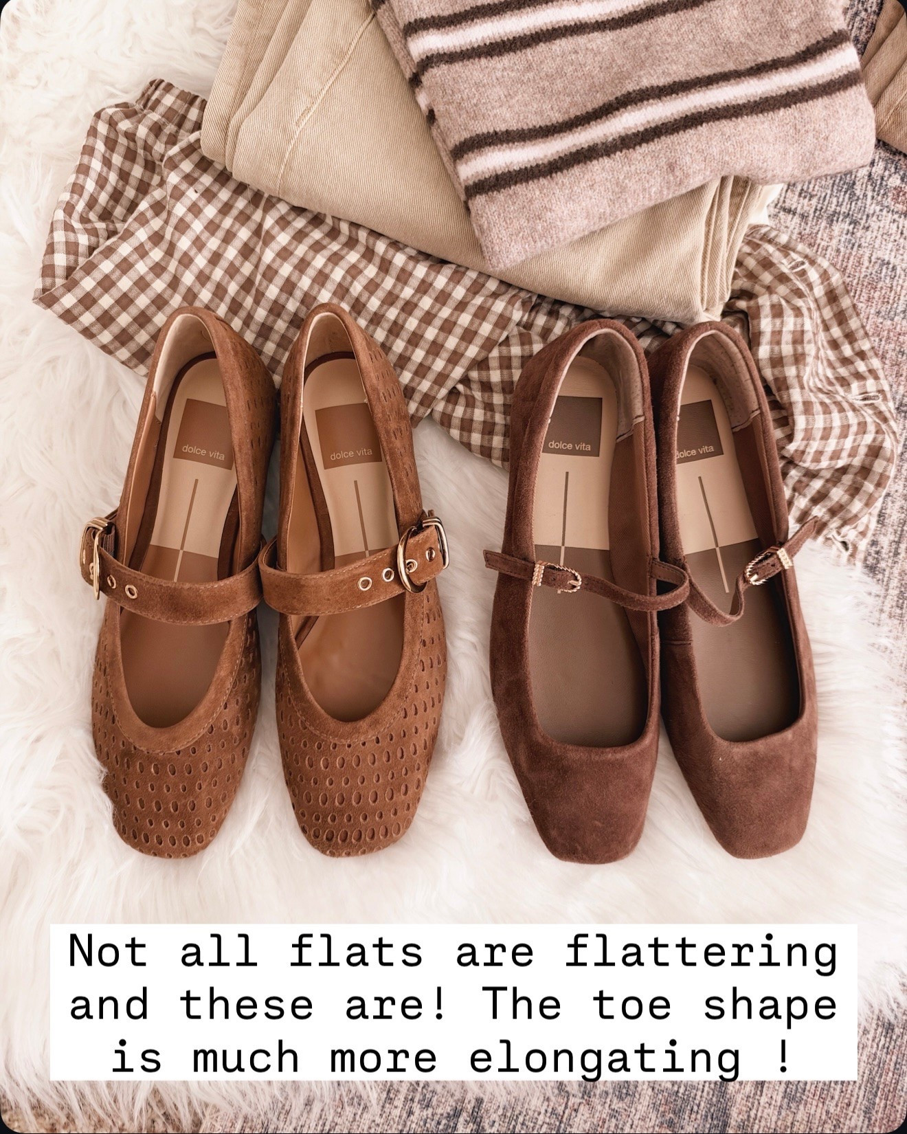 My most worn flats! So much more flattering that others I’ve tried and I teach in them all day! @dolcevita #ad