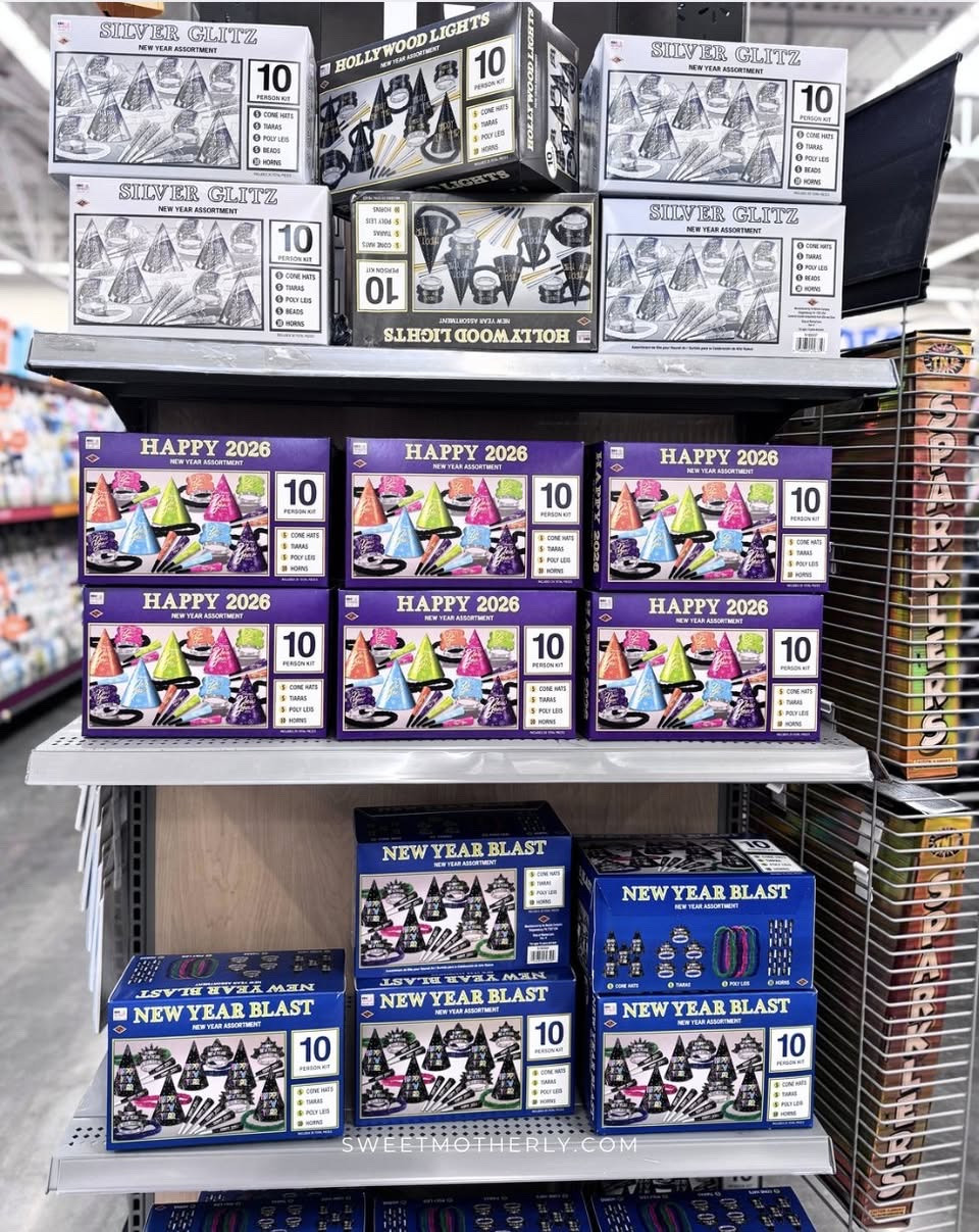 Grab tons of NYE party essentials online for store pickup now at Walmart!

New Year’s Eve party decor
black and gold decorations
metallic balloon arches
disco ball accents
champagne themed table decor
countdown clock displays
confetti and party poppers
glam table settings
sparkling string lights

#LTKHoliday #LTKHome #LTKSeasonal
