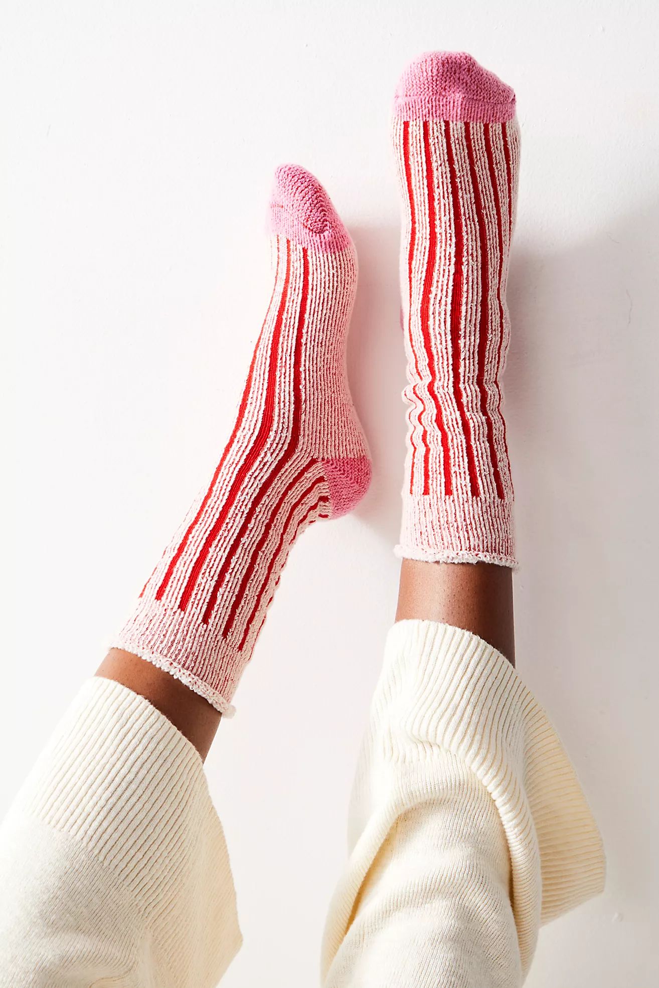 Plush Inside Out Crew Socks | Free People (Global - UK&FR Excluded)