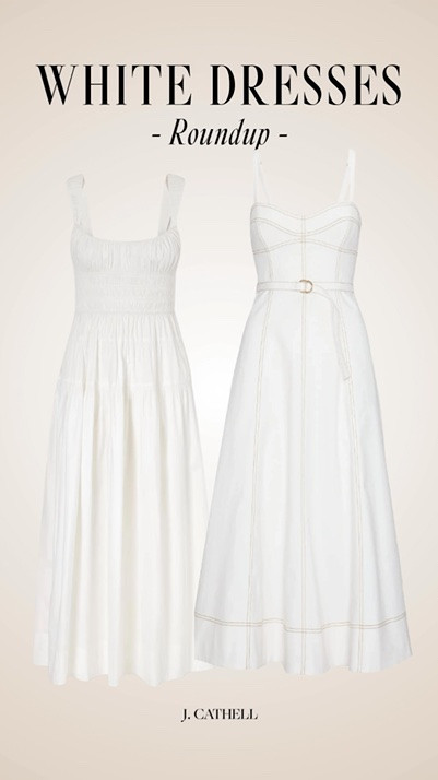 A good white dress is the unofficial uniform of summer ☀️🤍

From casual daytime styles to vacation-ready favorites and dresses perfect for brunch, beach dinners, bridal events, and everything in between, this roundup is filled with the white dresses I am loving right now.

Easy, timeless, and endlessly versatile, these are the pieces you'll reach for all season long—and probably for many summers to come.

Shop the full White Dress Roundup below. ✨ 

 #WhiteDress #SummerStyle #LTKStyle #LTKFinds #SummerFashion #VacationStyle #ResortWear #WhiteDressSeason #SummerWardrobe #ClassicStyle #EffortlessStyle #FashionFinds #VacationOutfits #StyleInspiration

#LTKSeasonal #LTKootd #LTKSeasonal #LTKOver40