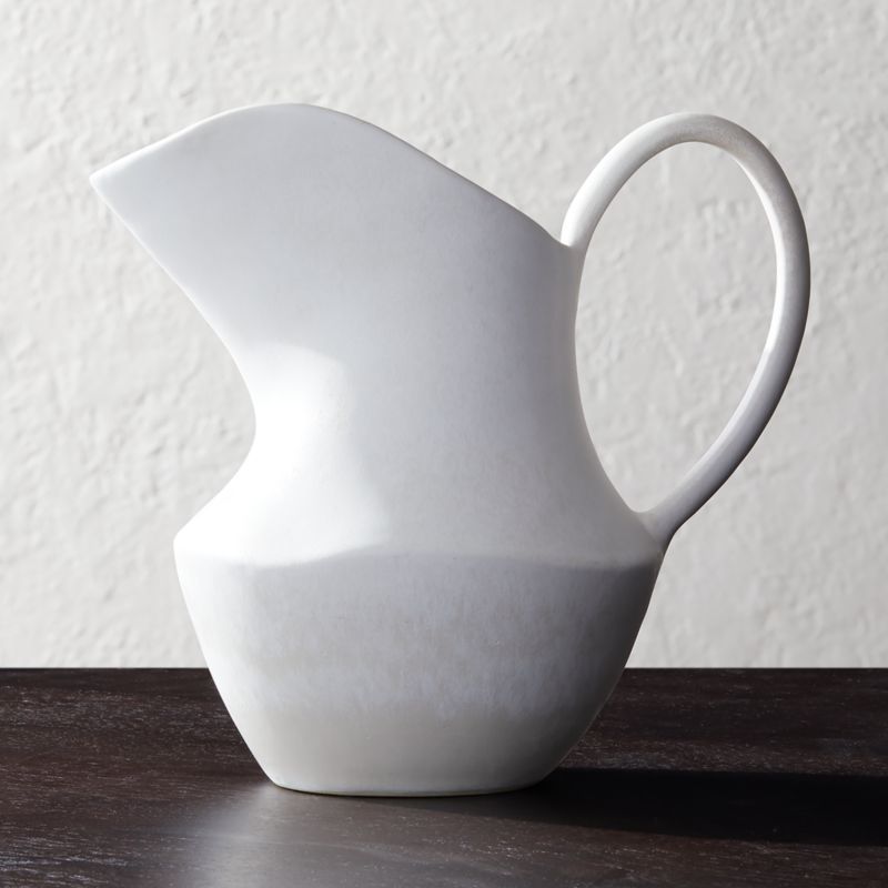 Tide Ceramic Pitcher + Reviews | CB2 | CB2