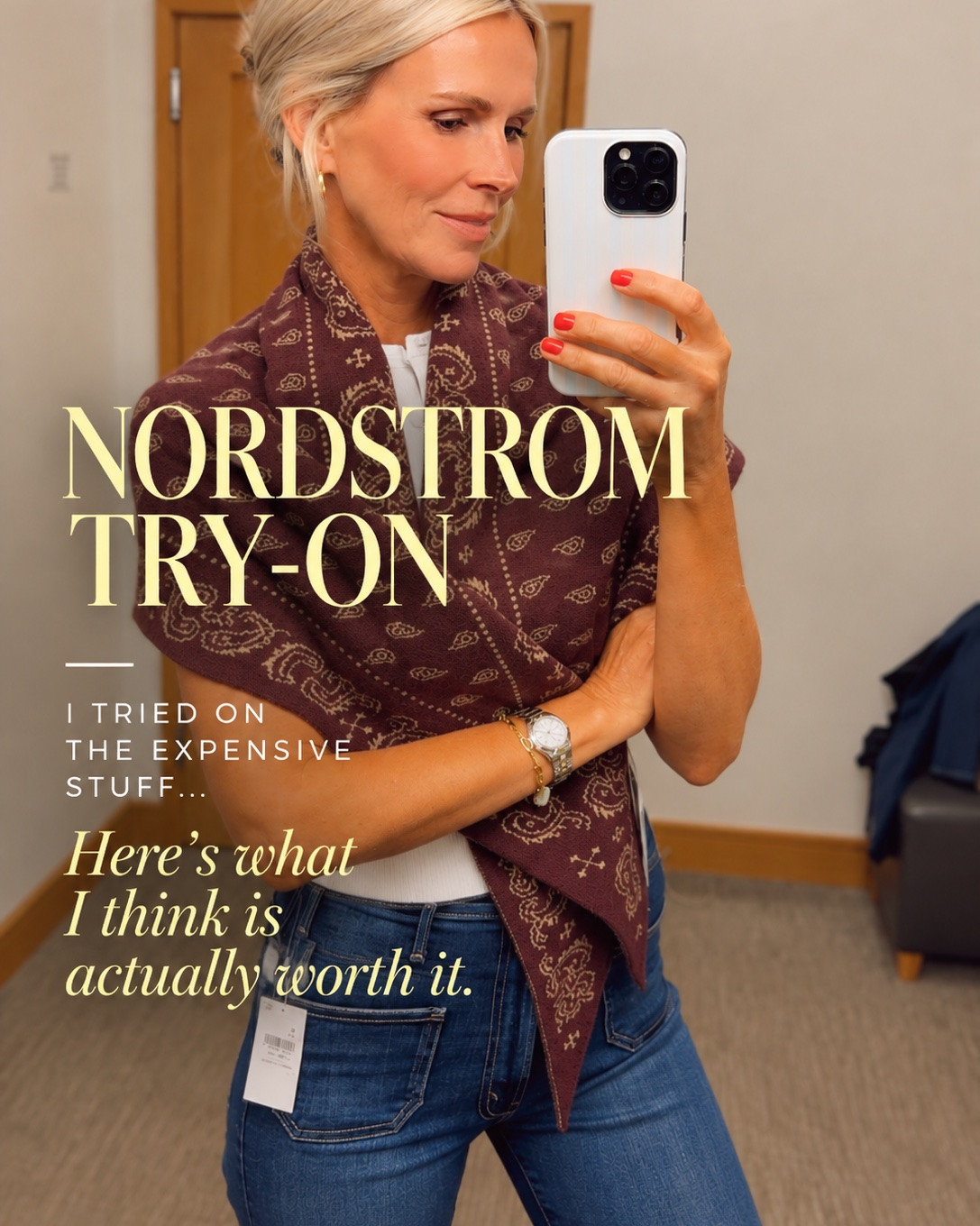 Nordstrom try on haul.

#LTKOver40 #LTKdayinmylife #LTKgrwm