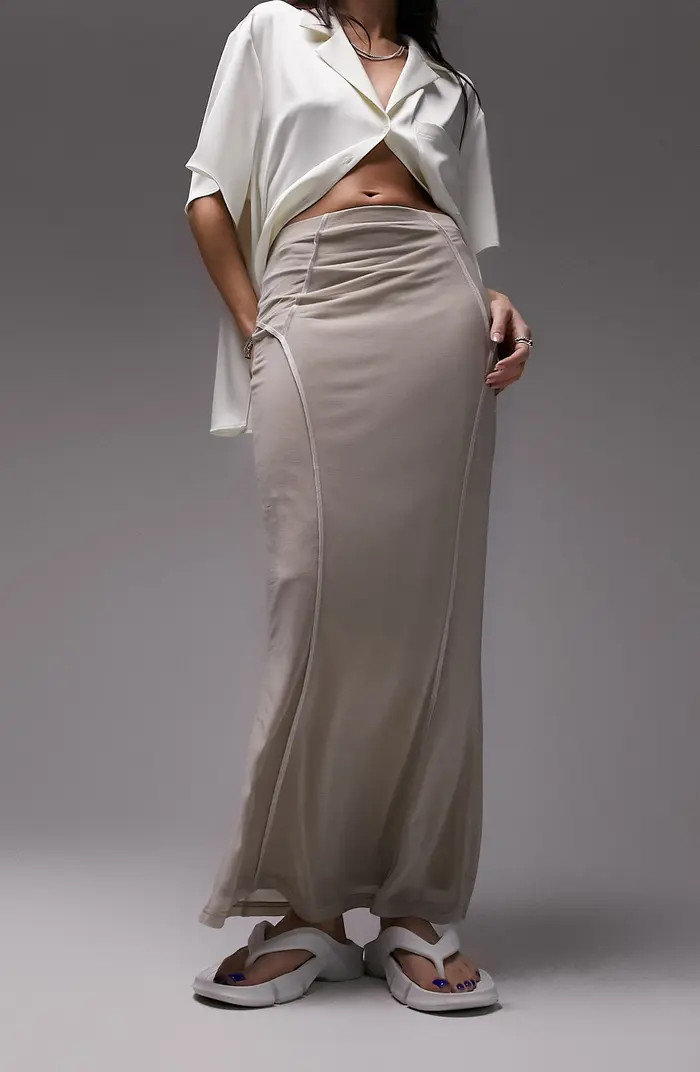 Seam Detail Jersey Maxi Skirt | Nordstrom