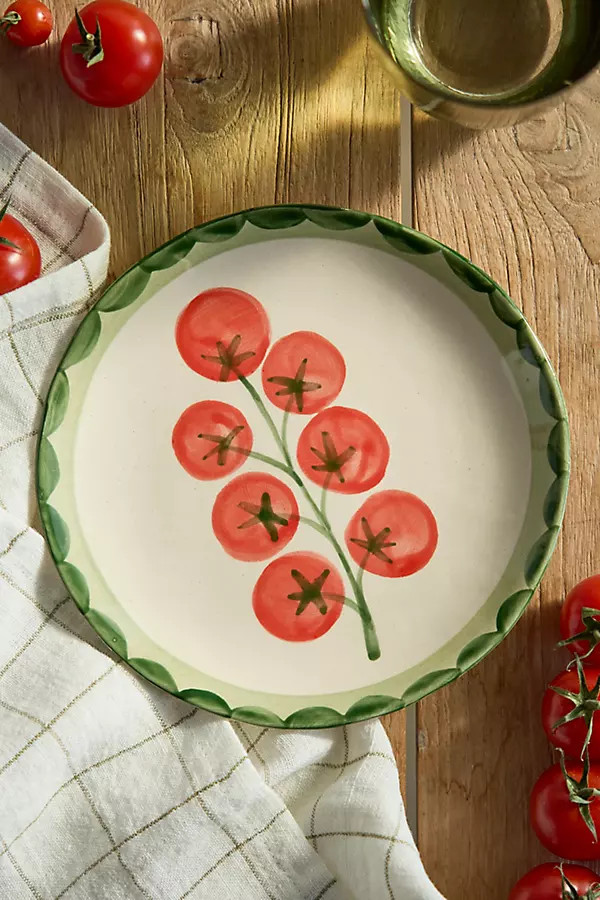 Garden Tomato Stoneware Side Plate | Terrain