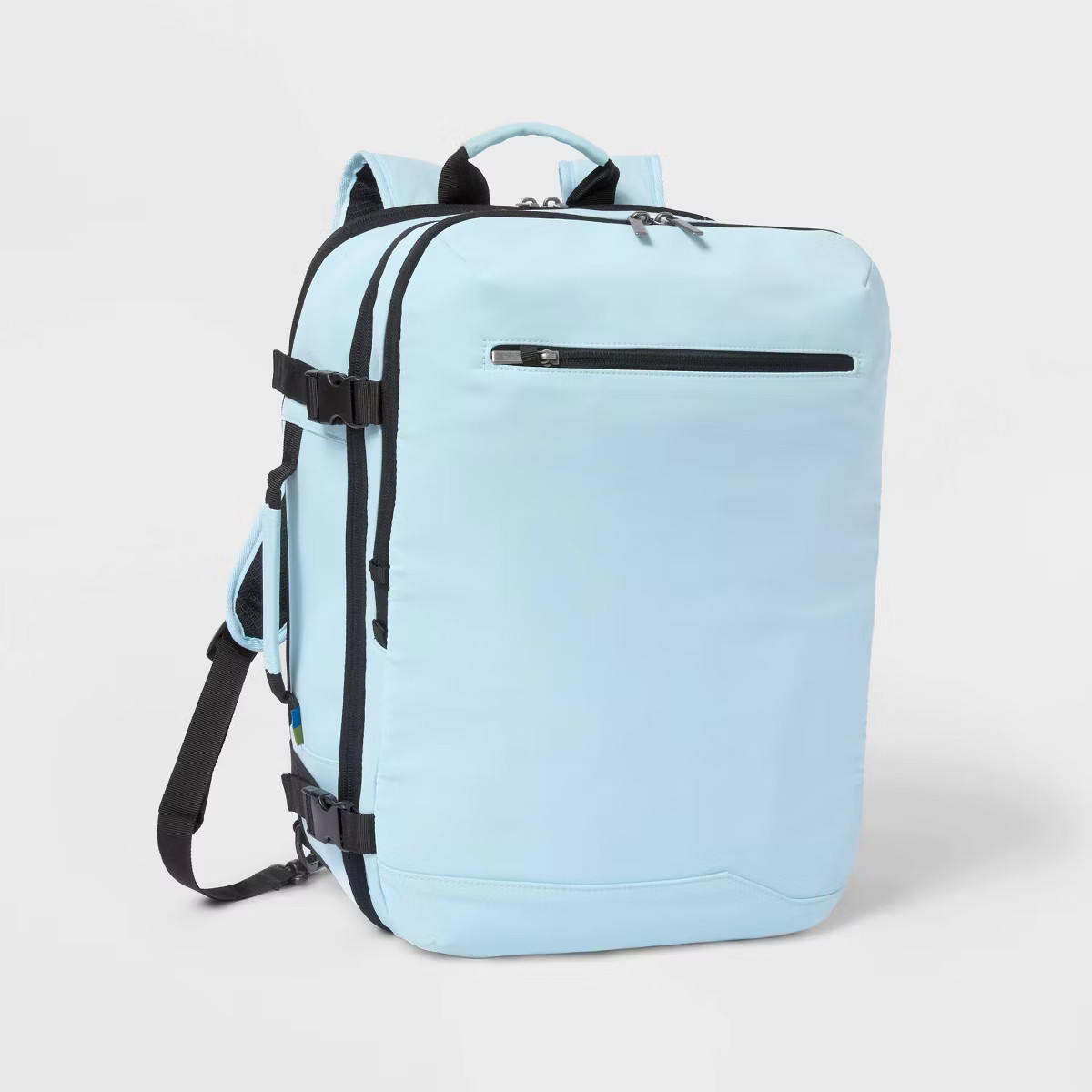 40L Travel Backpack With Expansion - Open Story™ Blue: Water-Resistant Twill Material | Target