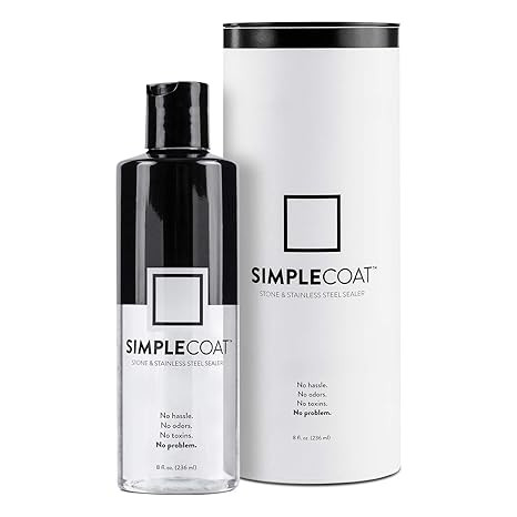 SimpleCoat Natural Stone and Stainless Steel Sealer | Countertop Sealer | 8oz | Amazon (US)