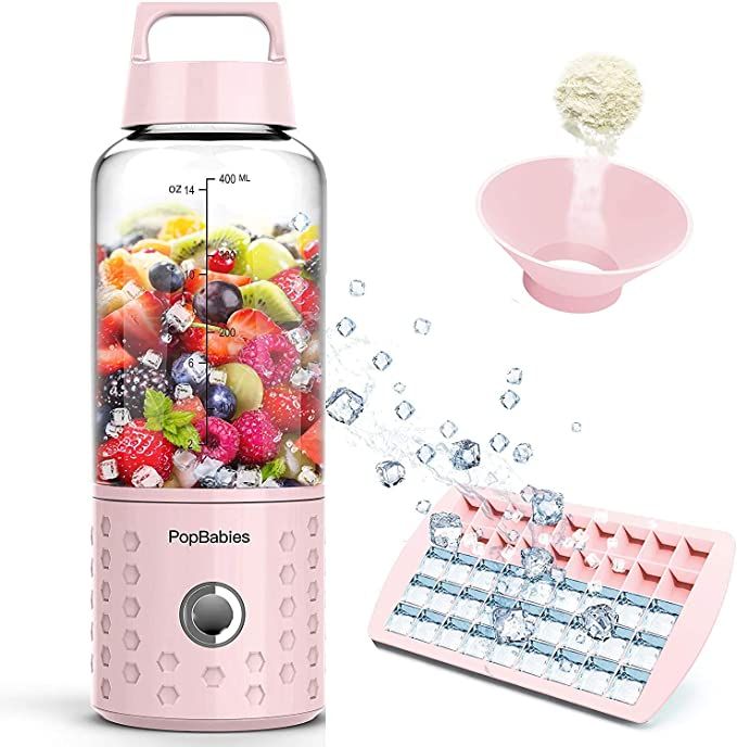 PopBabies Portable Blender, Smoothie Blender for Shakes and Smoothies, Personal Blender On the go... | Amazon (US)