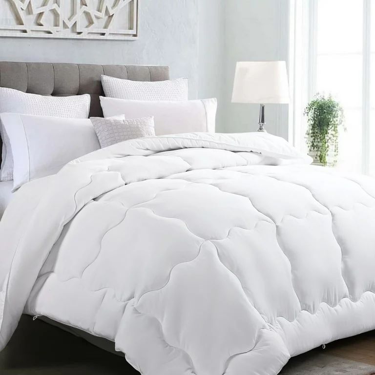 Balichun White Comforter All Season Down Alternative Comforter, Hotel Luxury Quilted Duvet Insert... | Walmart (US)
