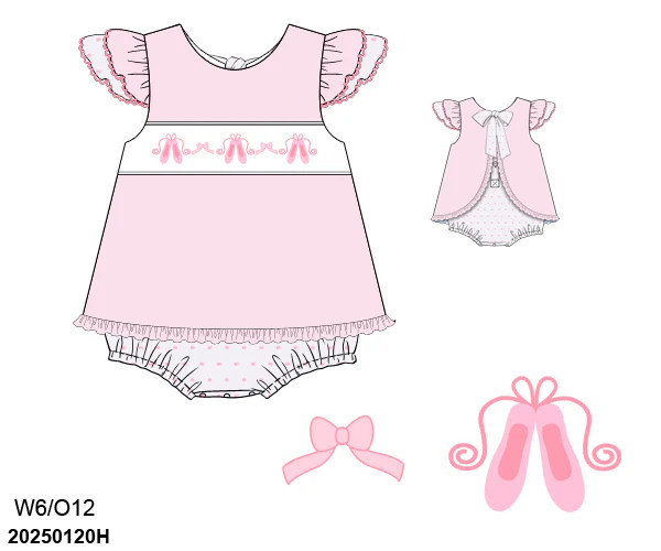 Tiny Dancer Skirted Bubble | Tutti Frutti Kids Co