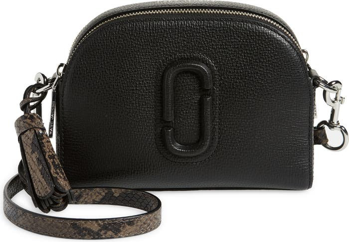 The Shutter Snakeskin Embossed Strap Leather Crossbody Bag | Nordstrom
