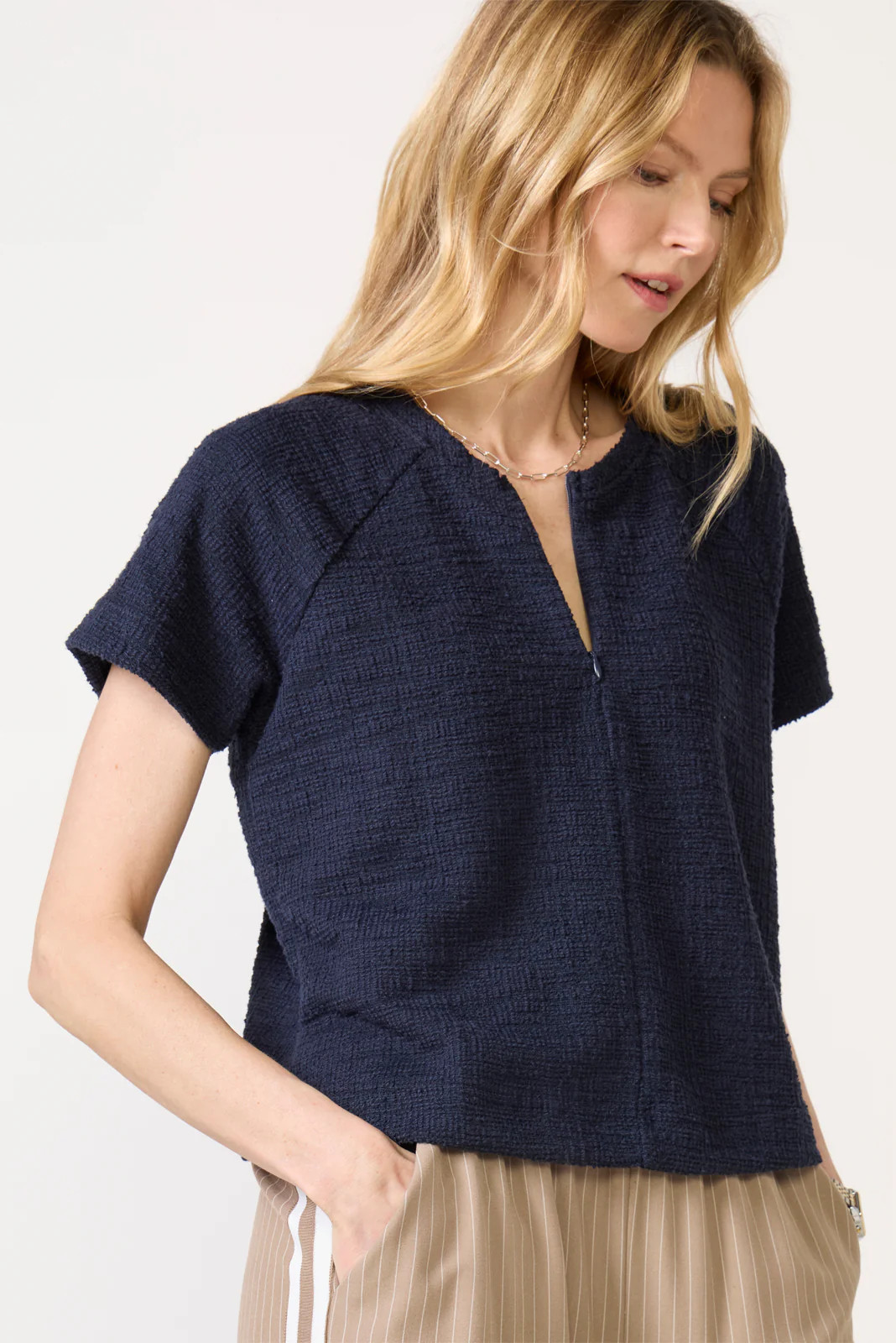 Scottie Zip Up Top | Evereve