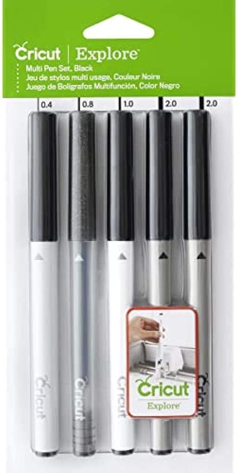 Cricut Black Pen Set, Multicolor 5 Count | Amazon (US)