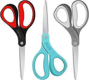 Scissors, Niutop 8" All Purpose Scissors Heavy Duty Ergonomic Comfort Grip Craft Shears Sharp Sci... | Amazon (US)