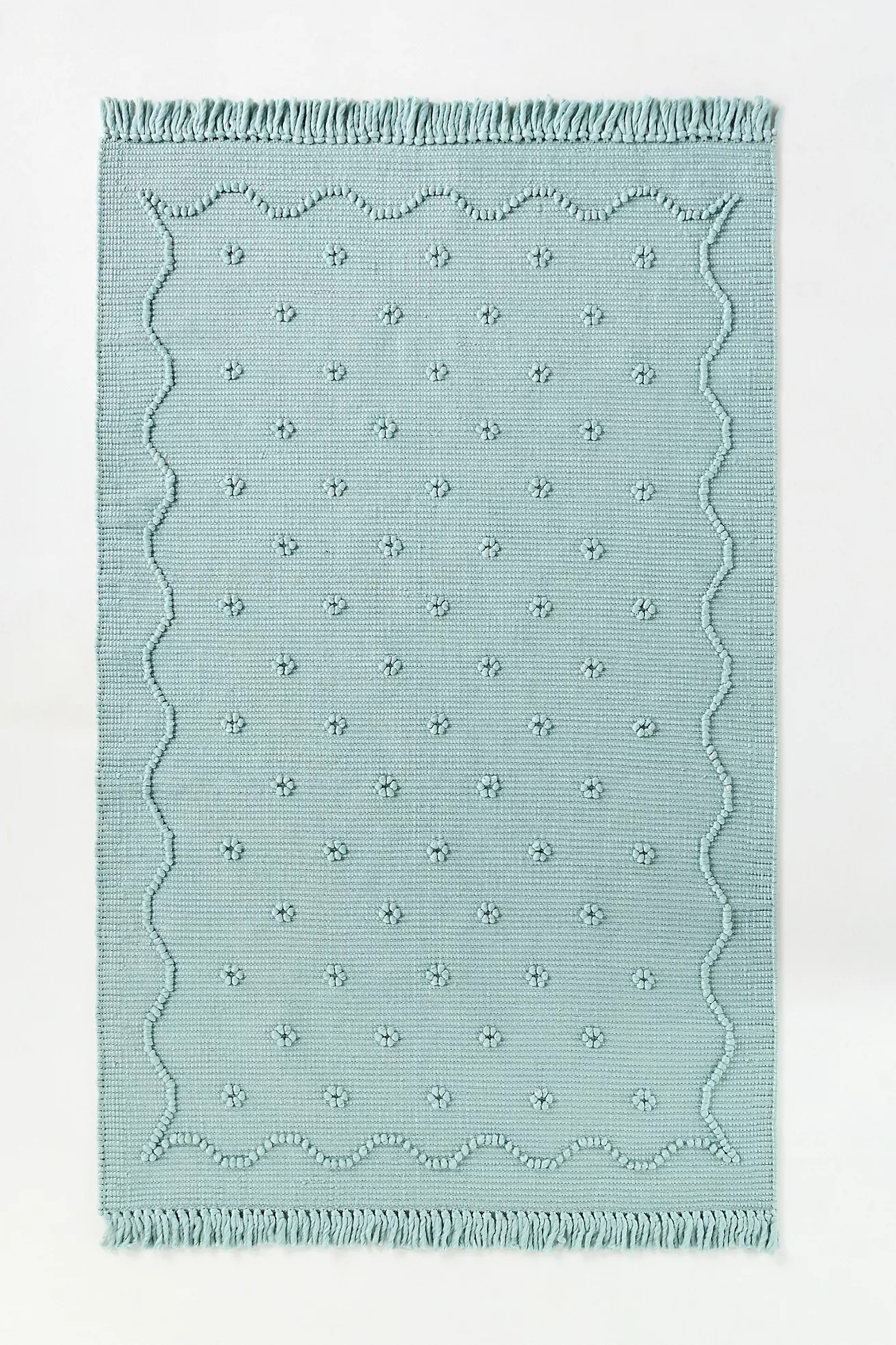 Finley Indoor/Outdoor Flatwoven Tassel Rug | Anthropologie (US)