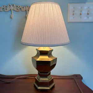 Vintage Hollywood Regency Polished Brass Plate Ginger Jar Table Lamp Gold Hex Base - Etsy | Etsy (Global)