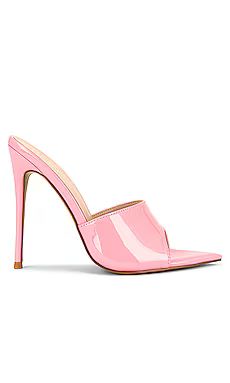 FEMME LA Gianni Patent Mule in Barbie Pink from Revolve.com | Revolve Clothing (Global)