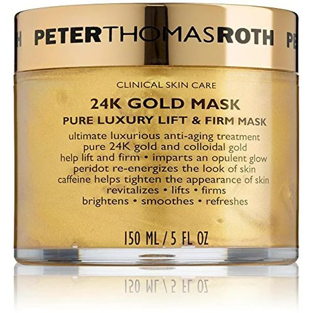 ($80 Value) Peter Thomas Roth 24K Gold Mask Anti-aging Cream Caffeine Facial Mask, 5 fl oz - Walm... | Walmart (US)