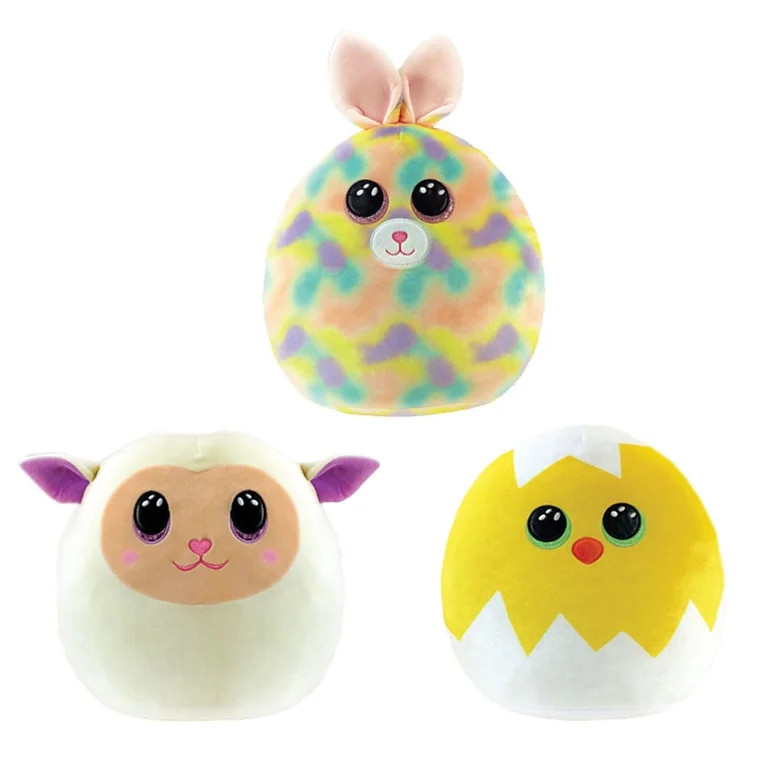 TY Beanie Squishies (Squish-A-Boos) - SET OF 3 EASTER 2022 RELEASES (Hatch, Furry +1)(10 in) | Walmart (US)