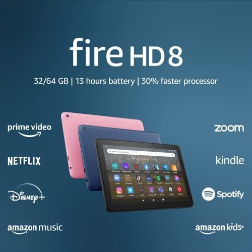 Fire HD 8 tablet, 8” HD Display, 64 GB, 30% faster processor, designed for portable entertainme... | Amazon (US)