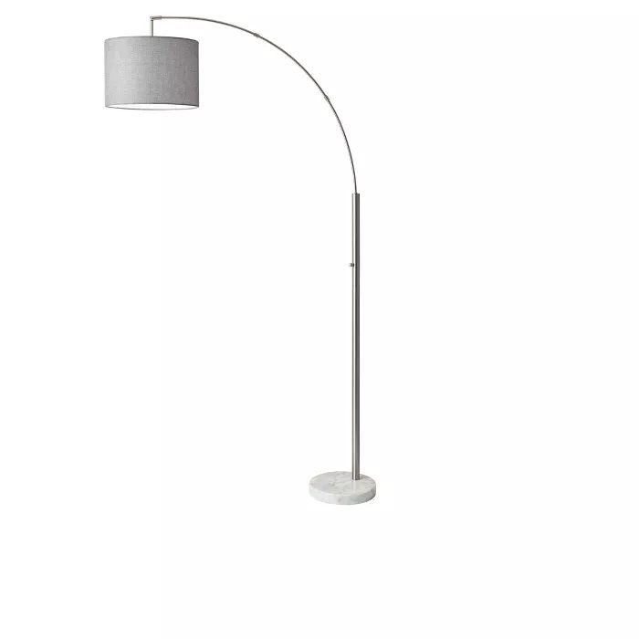 73.5" Bowery Arc Lamp Steel  - Adesso | Target