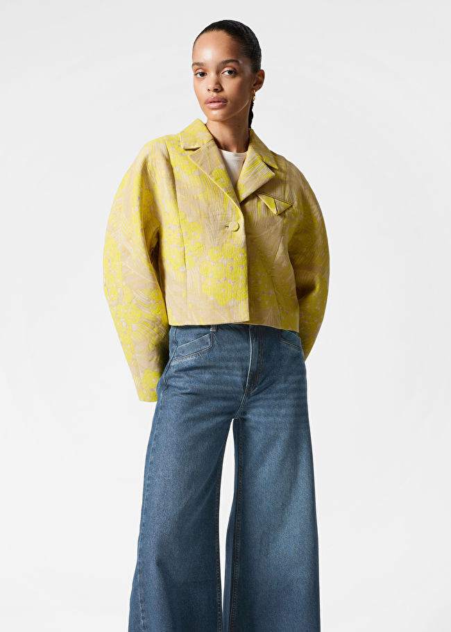 Cropped Jacquard Jacket | & Other Stories UK