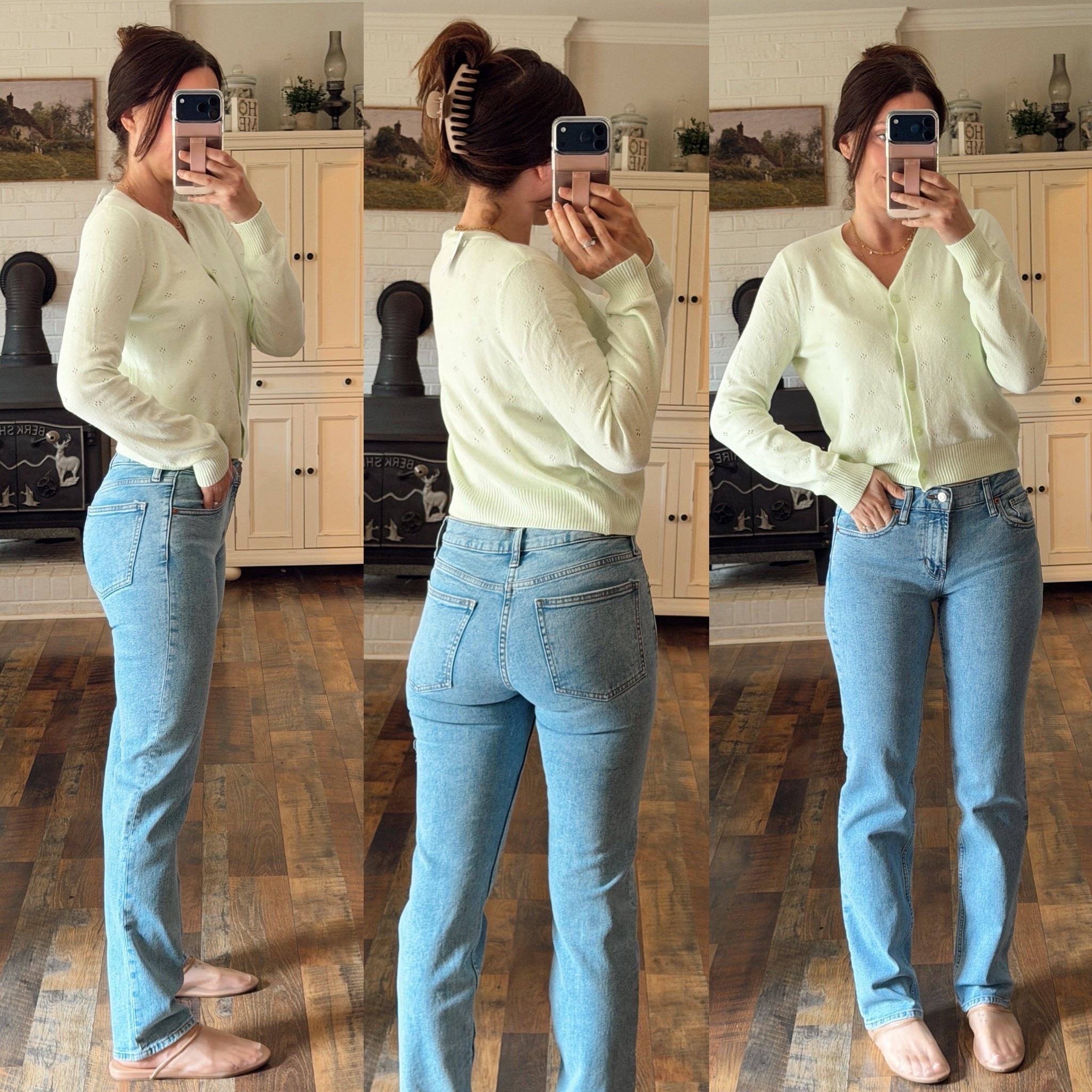 Wearing the size 4 long in these jeans and small top 

#LTKootd #LTKgrwm