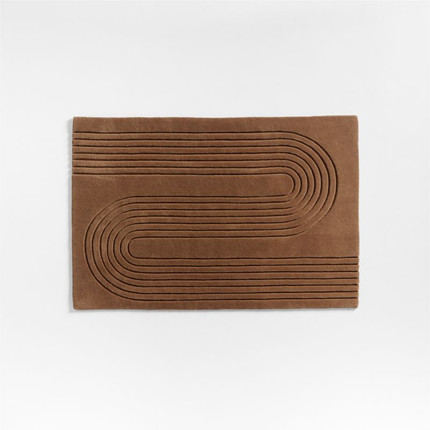 Click for more info about Roone Kids Hand-Tufted Wool Terracotta Kids Rug 4x6 + Reviews | Crate & Kids