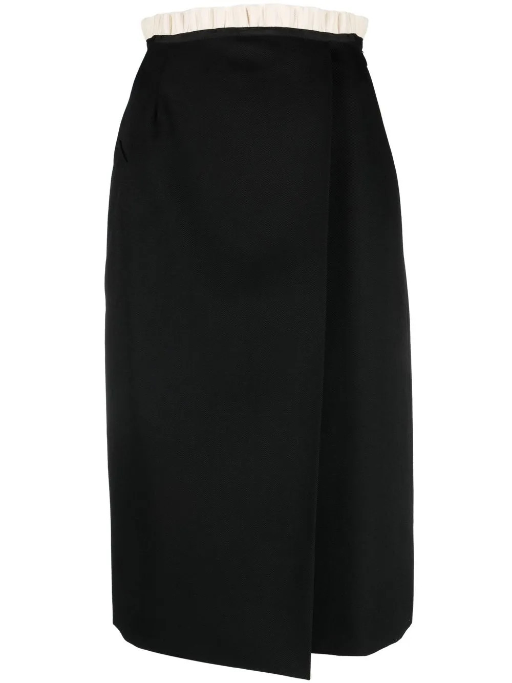 wrap-around pencil skirt | Farfetch Global