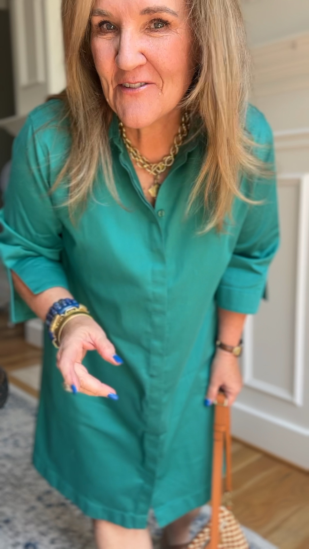 Chico’s no iron dress. Very comfy. Wear now with sandals. You could wear it as a tunic with a cardigan in fall. Tts. I am wearing a petite. I’m 5’3”


#LTKMidsize #LTKOver40 #LTKFindsUnder100