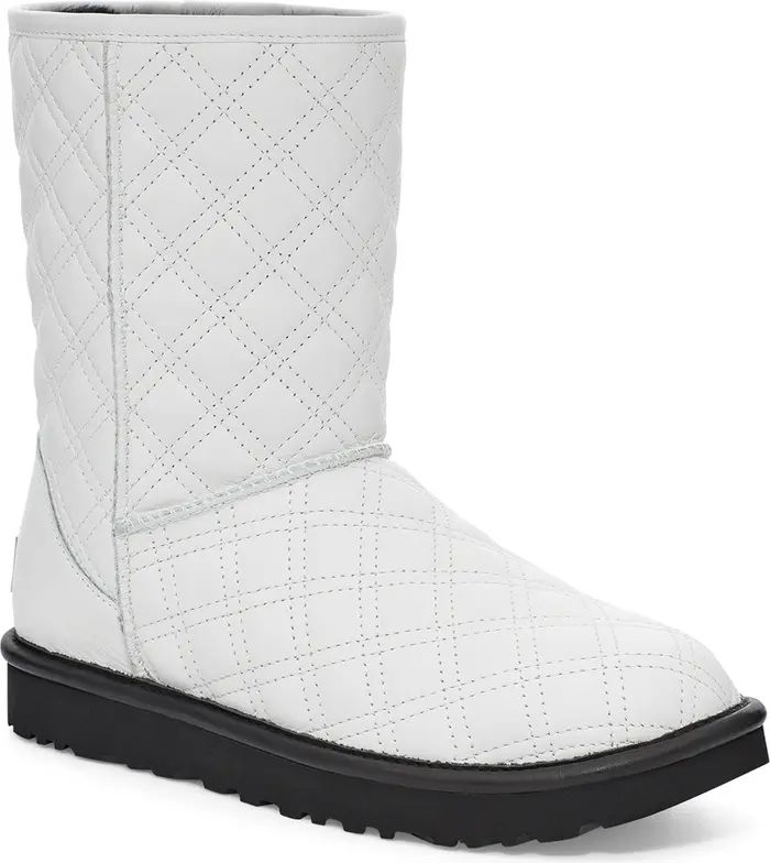 UGG® Classic Genuine Shearling Lined Quilted Bootie | Nordstrom | Nordstrom