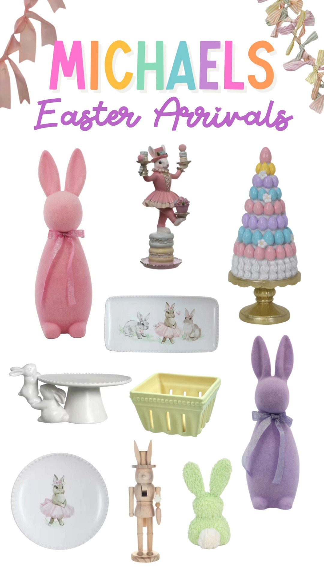 Cute Easter finds from Michael's! I can't get enough of these adorable flocked bunnies (27 inches and available in so many colors)! Plus, there are a lot of charming ceramic pieces to choose from. Shop the faves below!  

Easter finds, Micheals finds, decor, bunny, plush, ceramics 

 

#LTKHome #LTKFindsUnder50 #LTKSeasonal