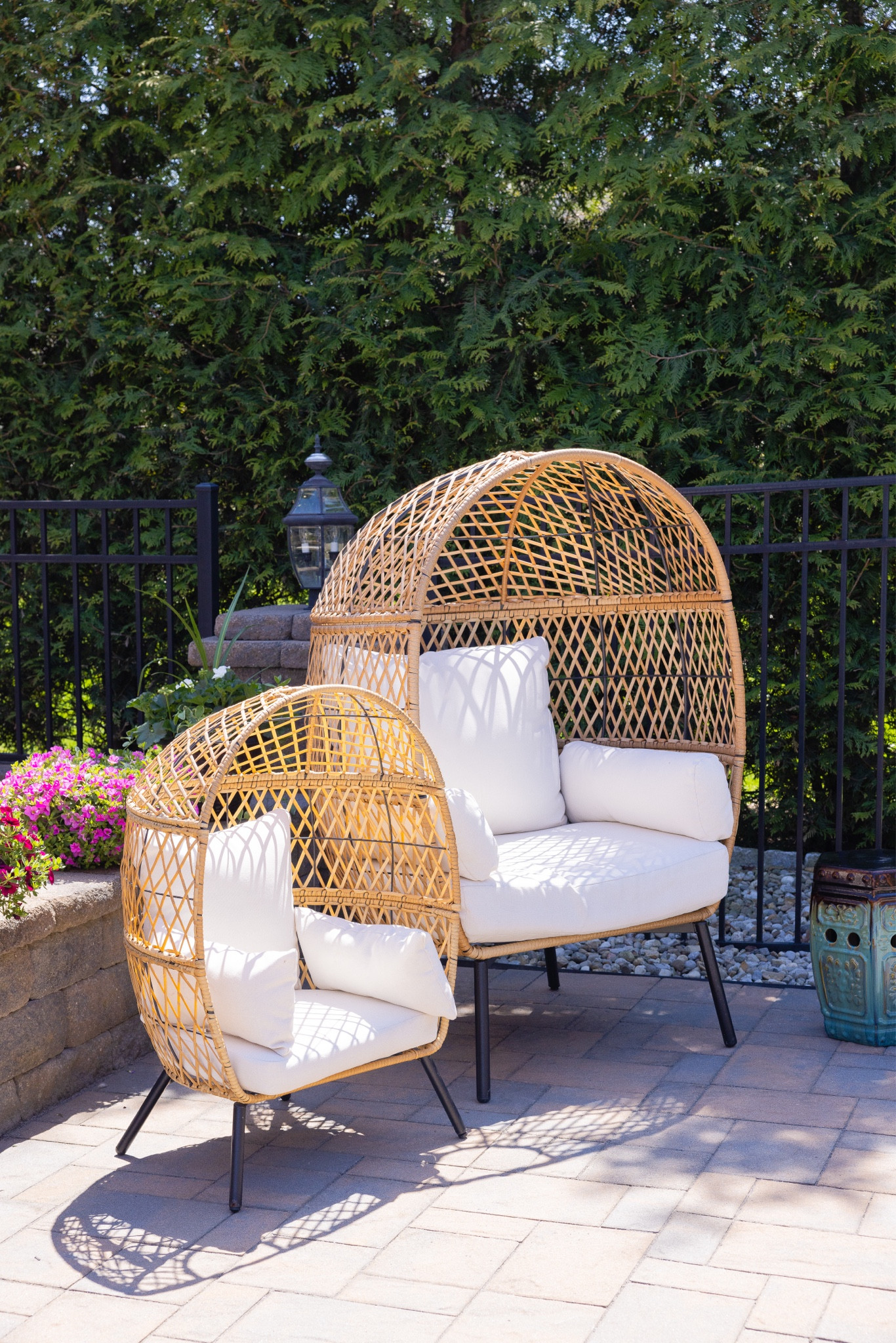 Walmart egg chair, patio furniture, outdoor furniture 

#LTKhome #LTKSeasonal