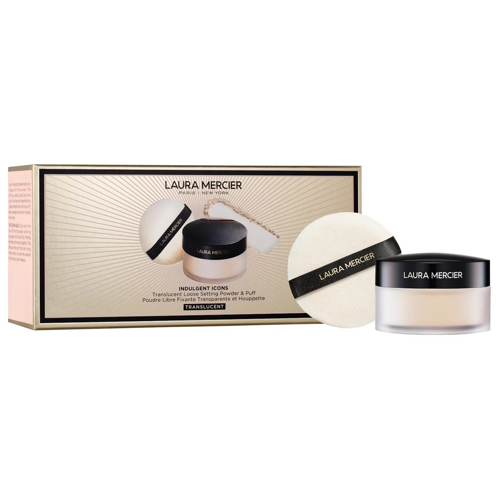 Laura Mercier Indulgent Icons Translucent Loose Powder & Velour Puff Duo Gift Set, Size: 0.98 Oz, None | Kohl's