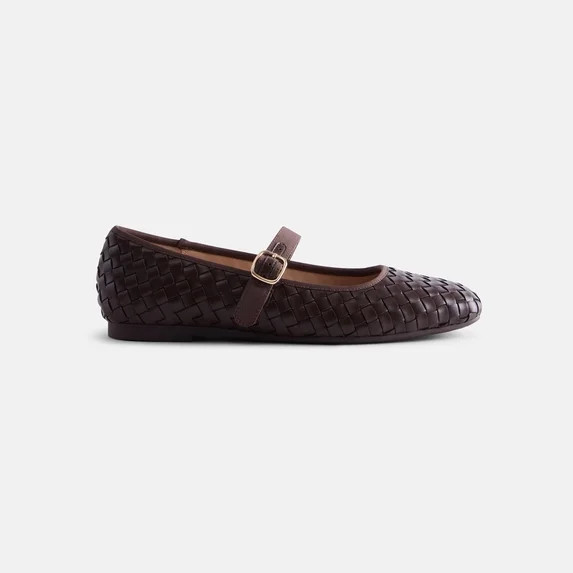 Scenario Women's Woven Mary Jane Flats | Walmart (US)