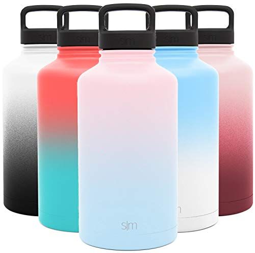 Simple Modern Water Bottle Reusable Summit Wide Mouth Stainless Steel Thermos Flask, 3 Piece Set, Om | Amazon (US)