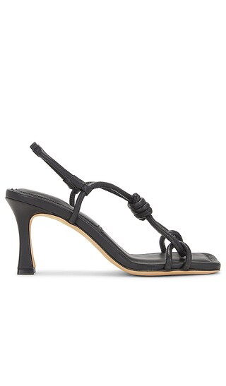 Valentina Sandal in Black | Revolve Clothing (Global)