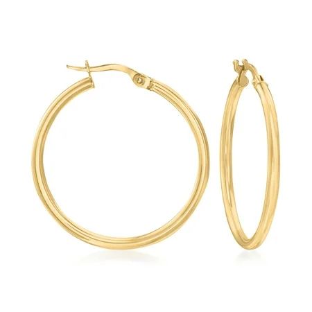 Ross-Simons Italian 2mm 18kt Yellow Gold Hoop Earrings | Walmart (US)