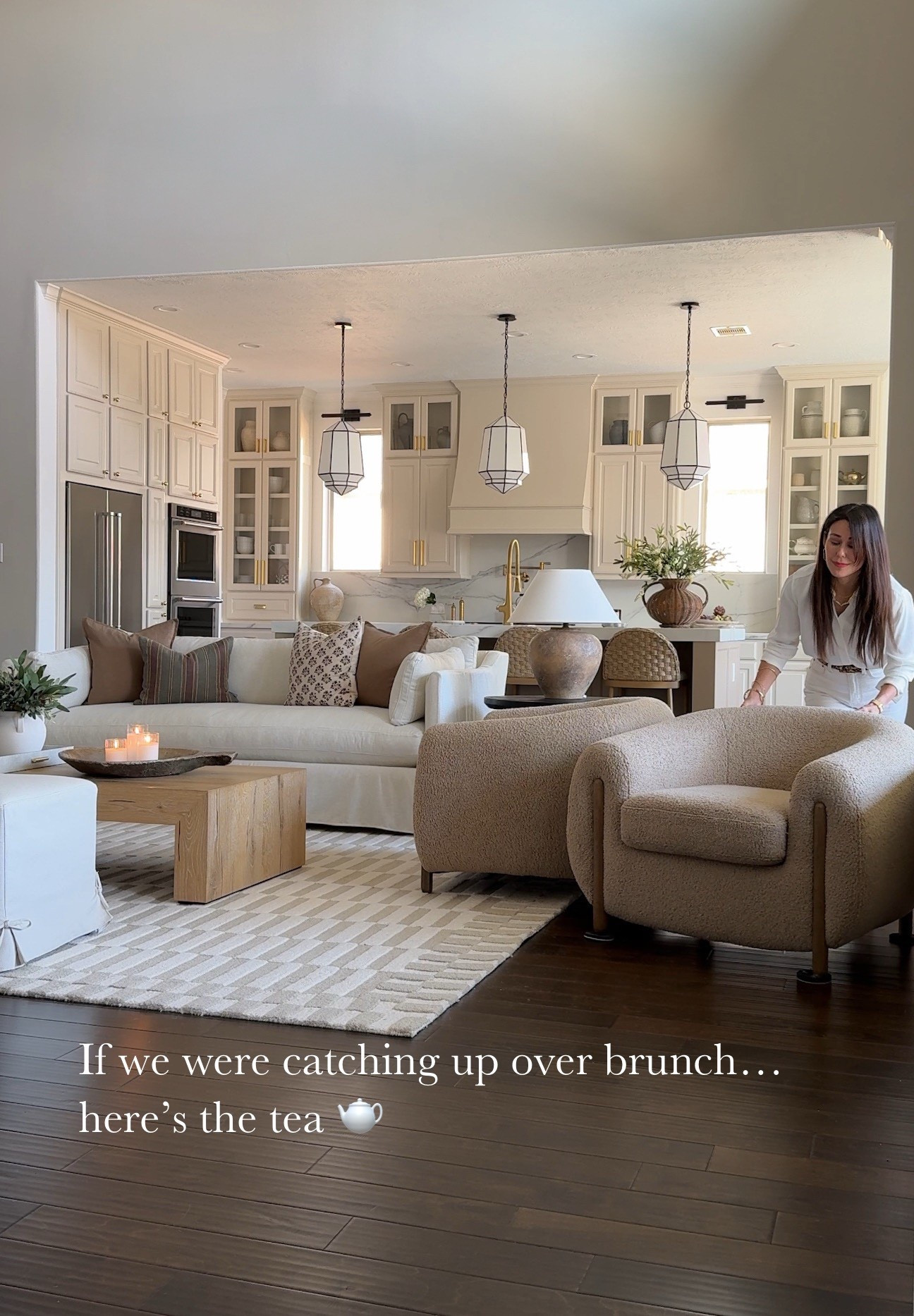 Cozy living room views ✨ I love creating a space that feels inviting, layered, and full of charm. From neutral textures to timeless furniture and cozy accents, this space is one of my favorites to style and enjoy. Linking everything so you can easily shop the pieces that make this living room feel warm, welcoming, and pulled together. 

#LTKStyleTip #LTKHome