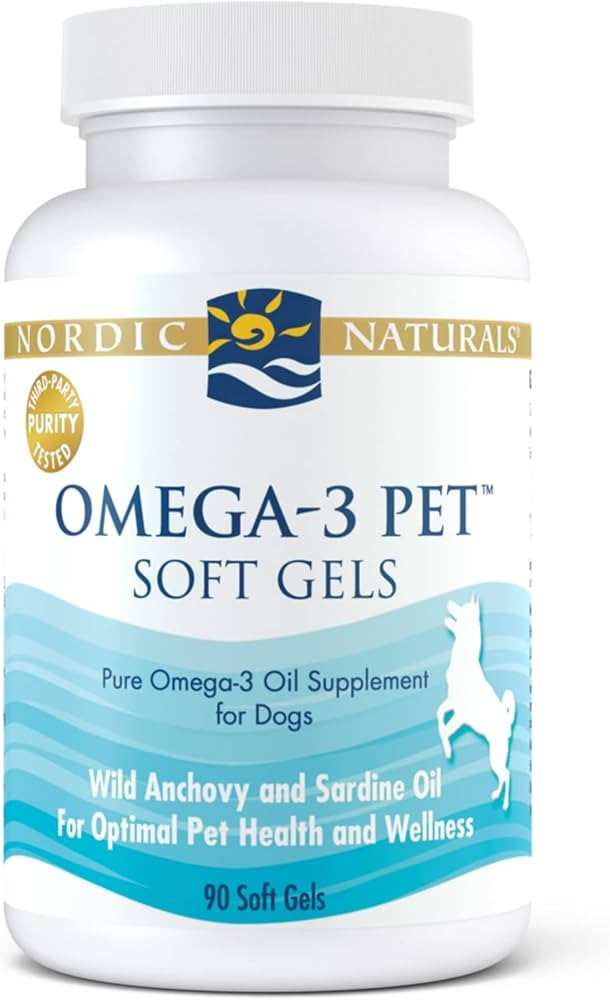 Nordic Naturals Omega-3 Pet, Unflavored - 90 Soft Gels - 330 mg Omega-3 Per Soft Gel - Fish Oil f... | Amazon (US)