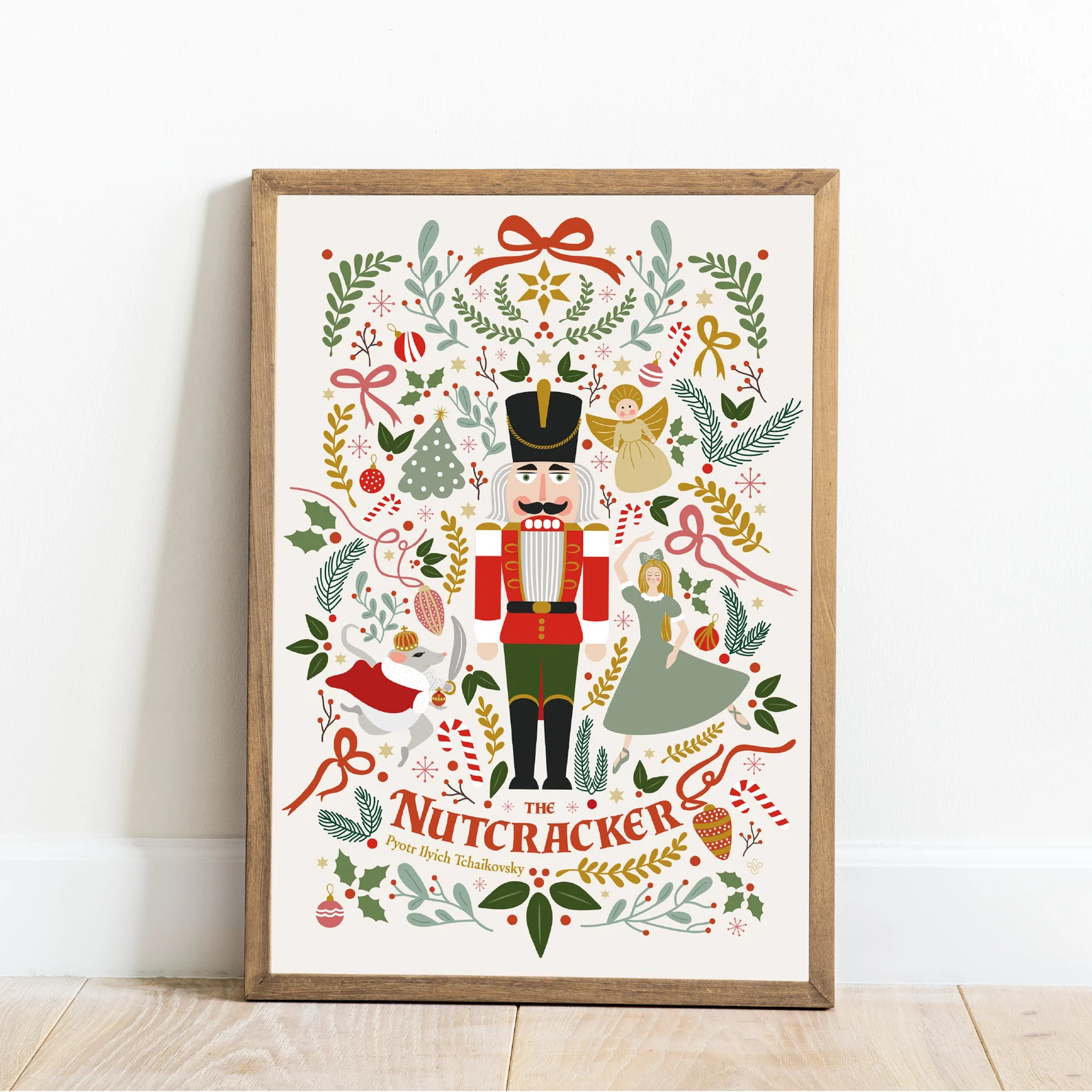Nutcracker Christmas Print: Festive Wall Art (digital Download) - Etsy | Etsy (US)