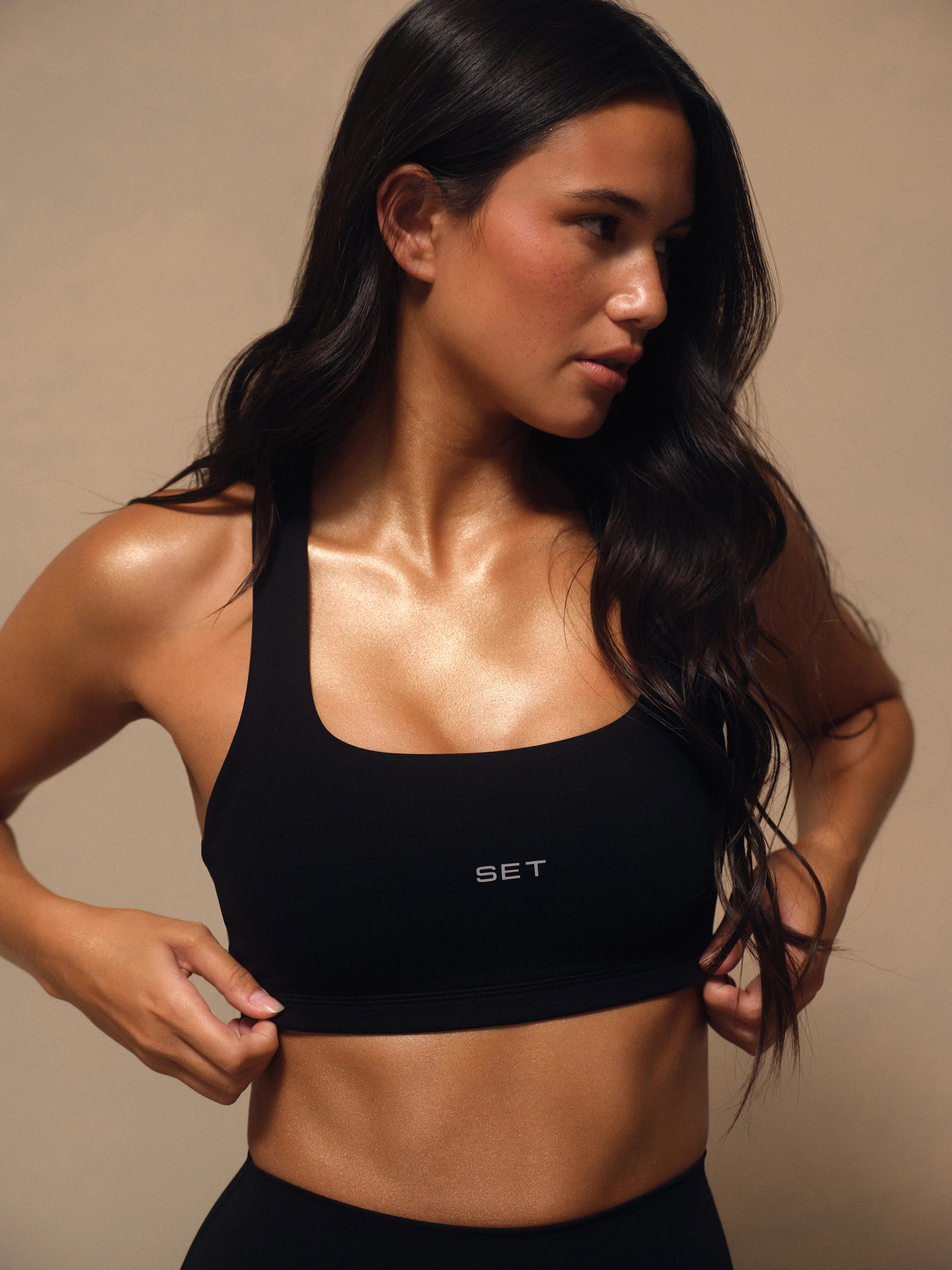 SPORTBODY\u00ae SPORTY DRILL BRA - ONYX | SET Active