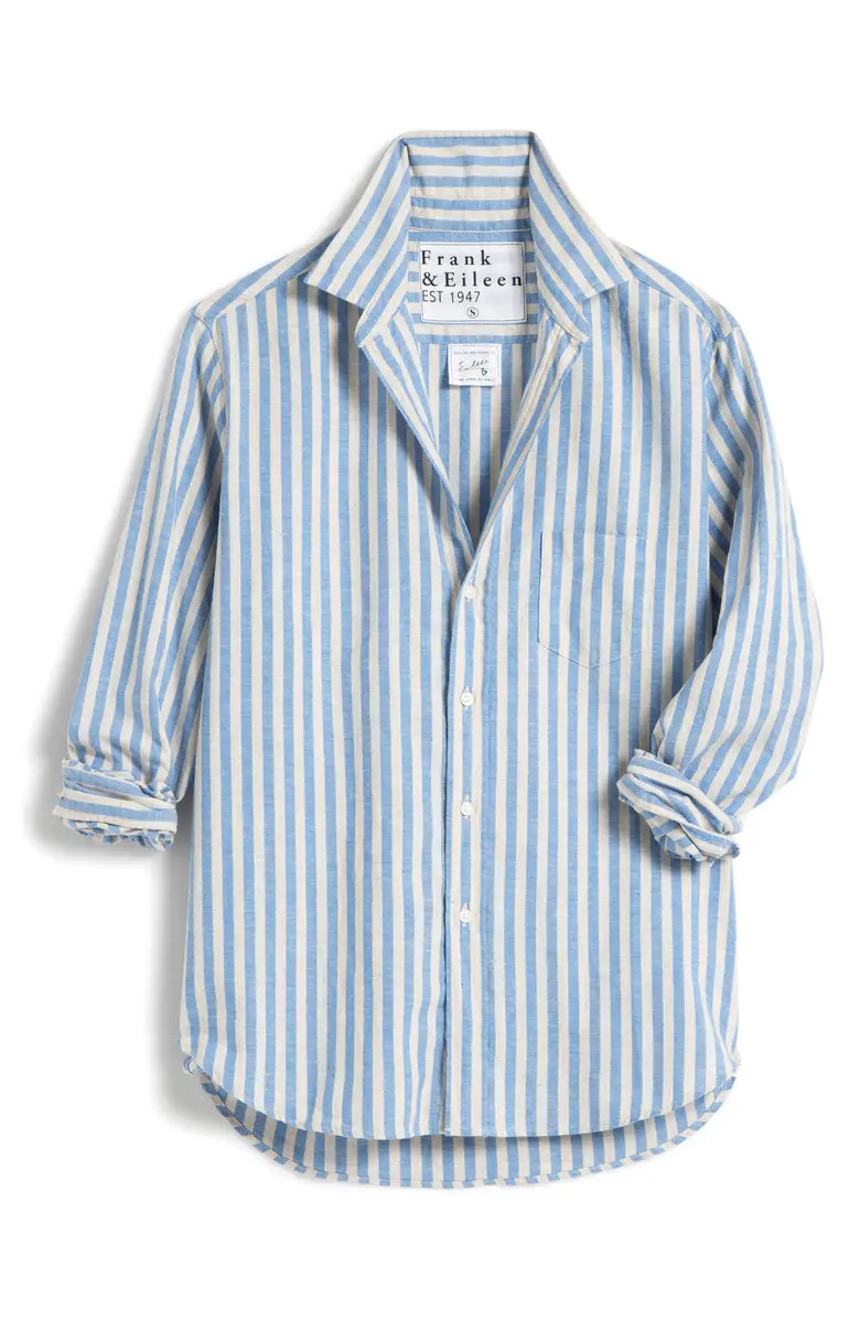 Frank & Eileen Eileen Stripe Relaxed Button-Up Shirt | Nordstromrack | Nordstrom Rack