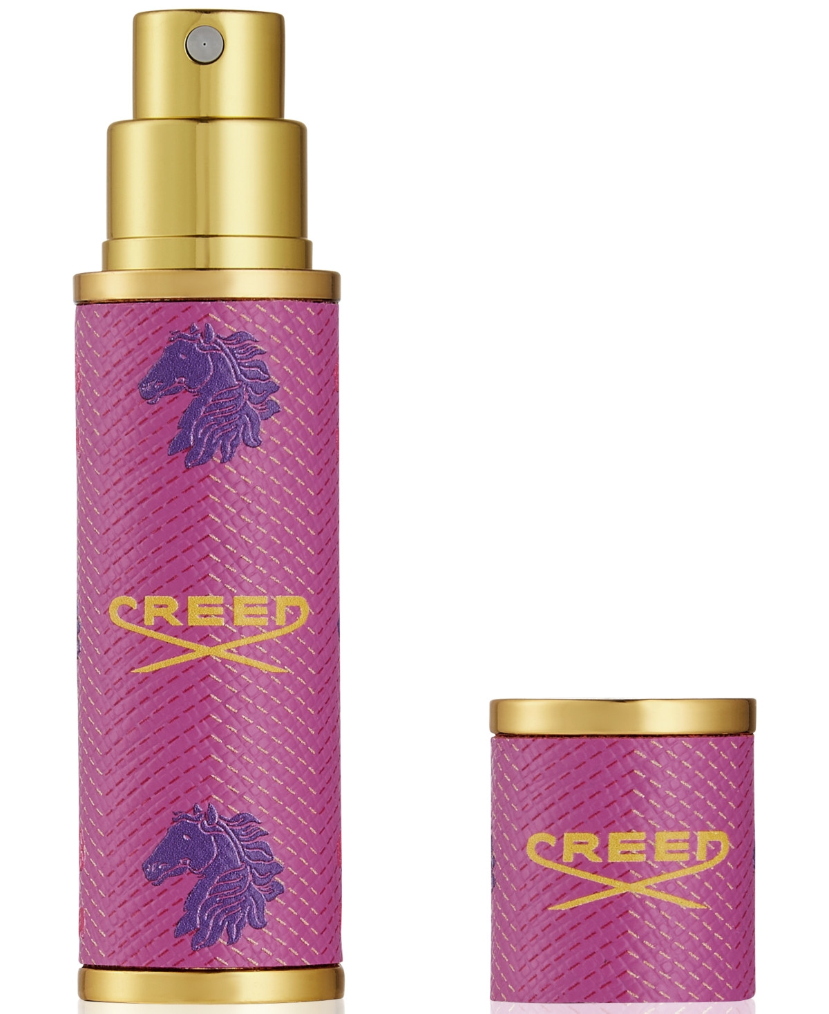 Creed Leather Refillable Travel Atomizer Pink, 0.16 oz. | Macy's
