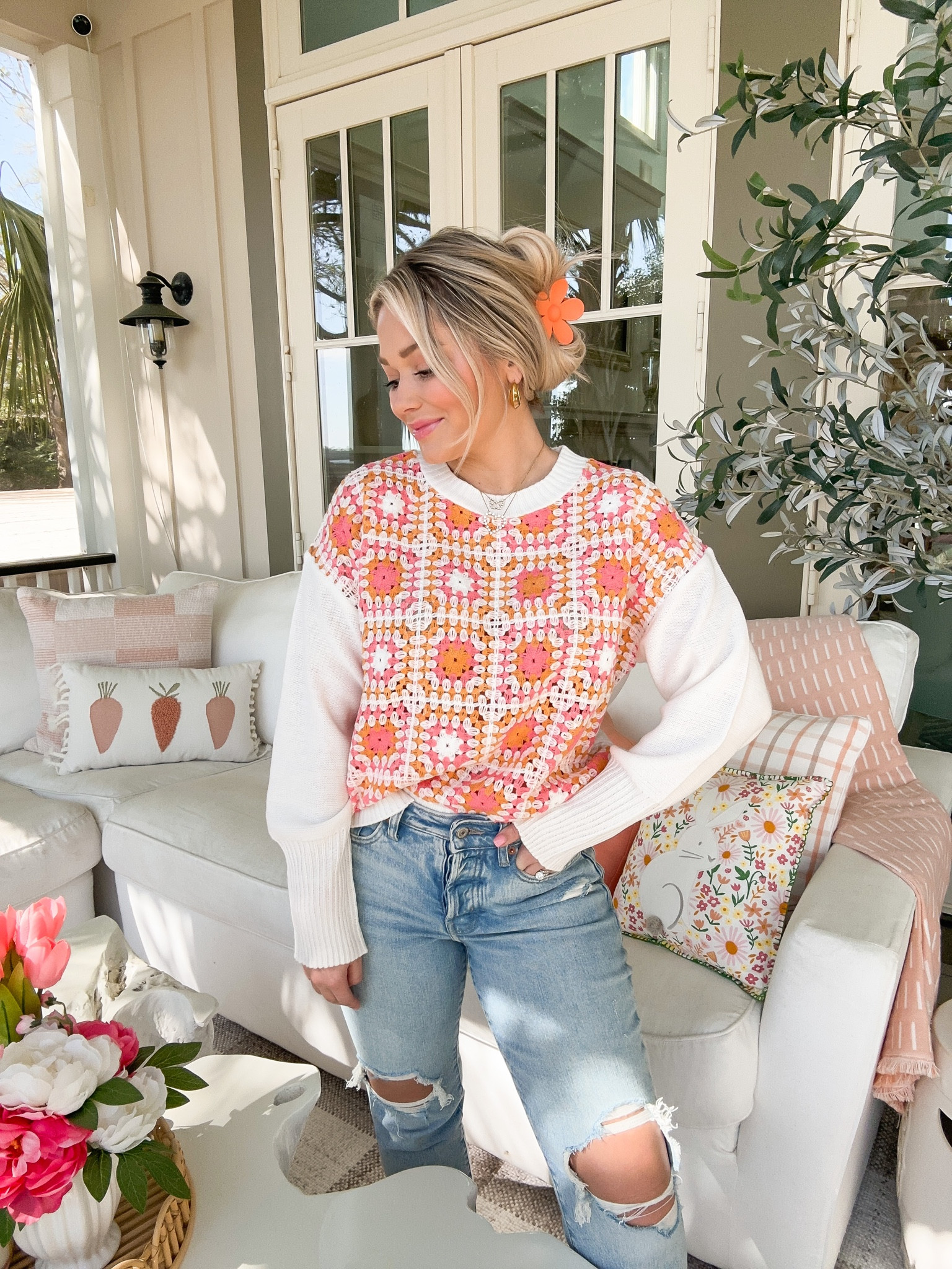 Wearing size small. 🌸 
Walmart spring sweater 
Recent Walmart order 


#LTKbeauty #LTKunder50