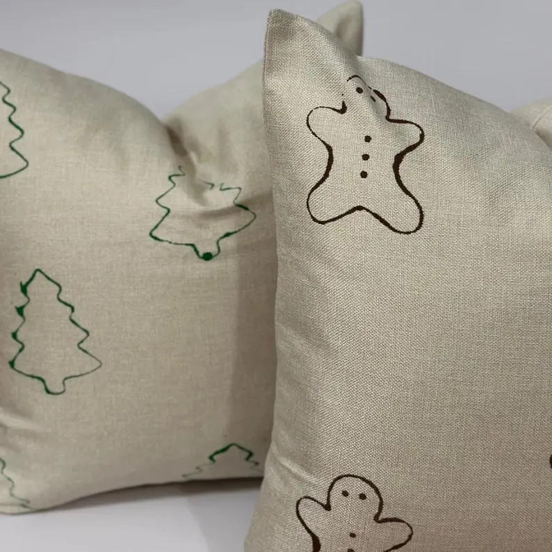 Juego de 3 fundas de almohada navideñas - Etsy | Etsy (US)